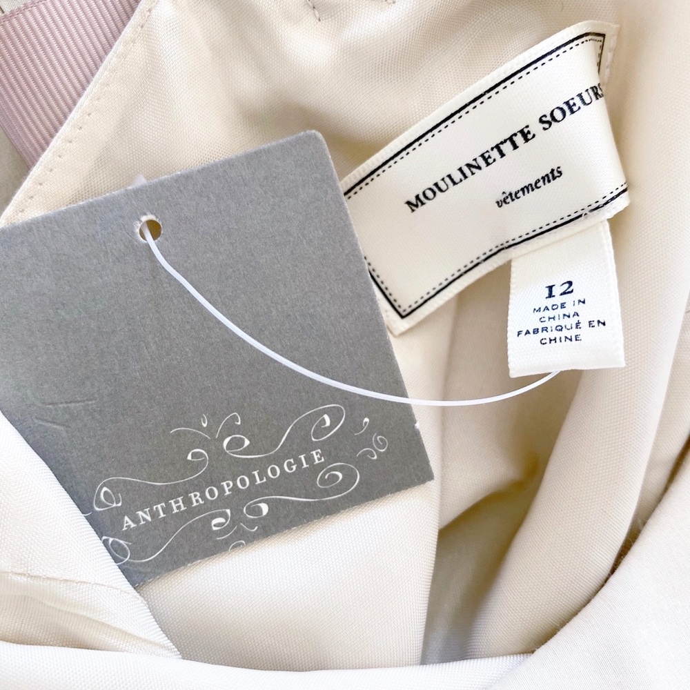 Moulinette Soeurs Cream Midi Dress - Picture 7 of 11